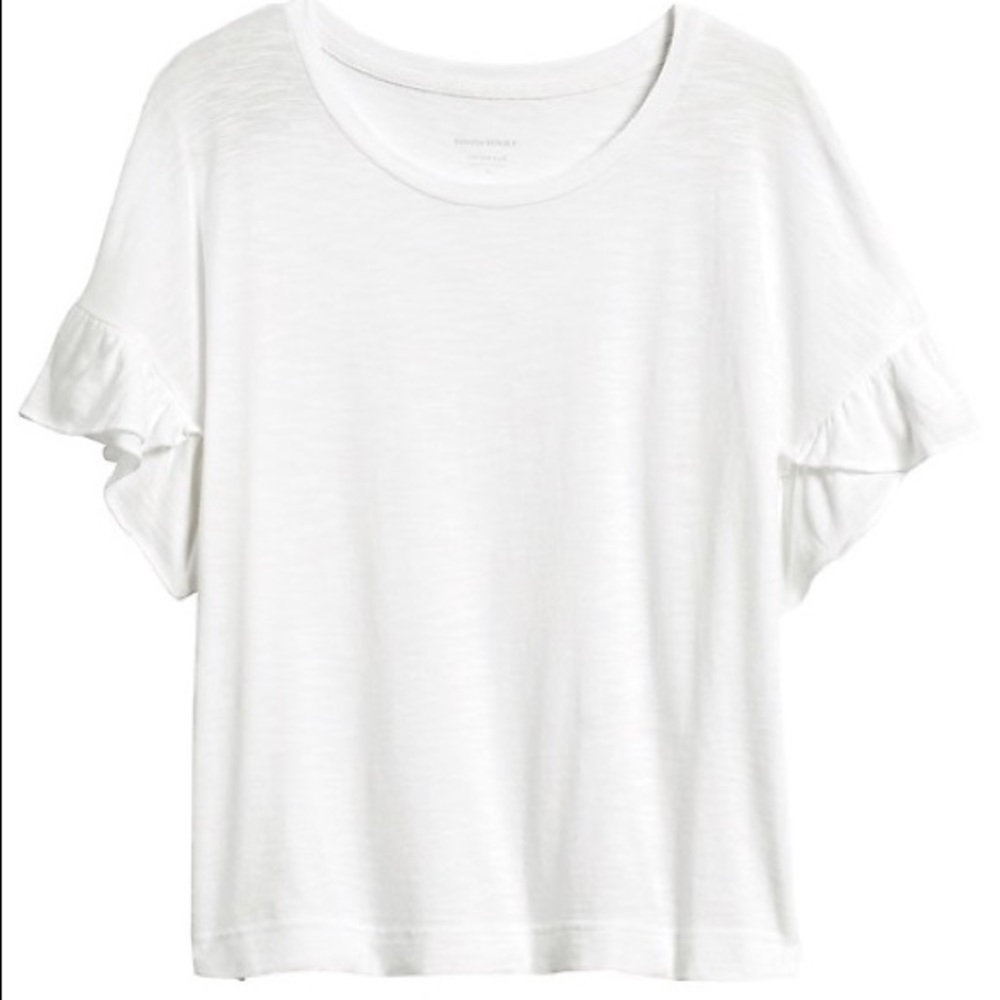 NWT Banana Republic white T-shirt